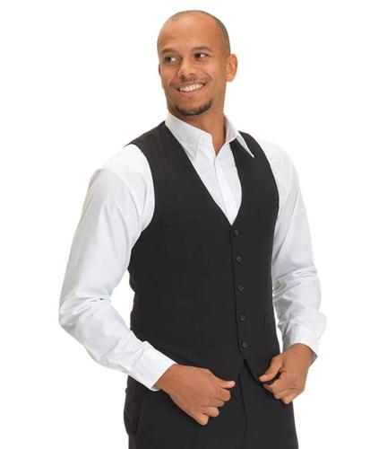 Joseph Alan Waistcoat - Black - 36